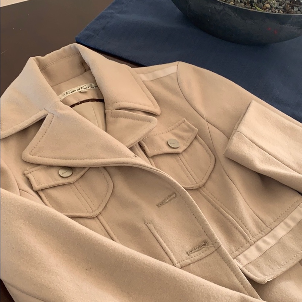 Kenneth Cole camel Wool coat, knees length